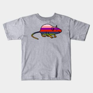 Rainbow Rat Kids T-Shirt